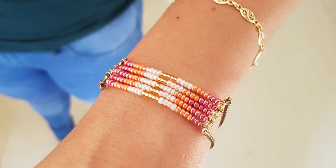 Le bracelet en perles rocailles - Two pour le DIY ! Blog DIY