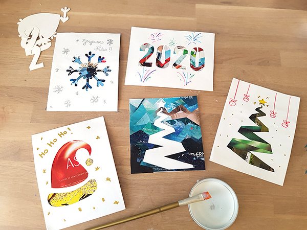 DIY  Créez vos propres cartes de voeux Bonne Année !